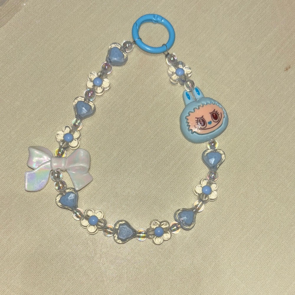 Blue Labubu Inspired Phone Charm - NWOT